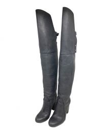 3.1 phillip lim（スリーワンフィリップリム）の古着「オーバーザニー ハイヒール ブーツ」｜ブラック