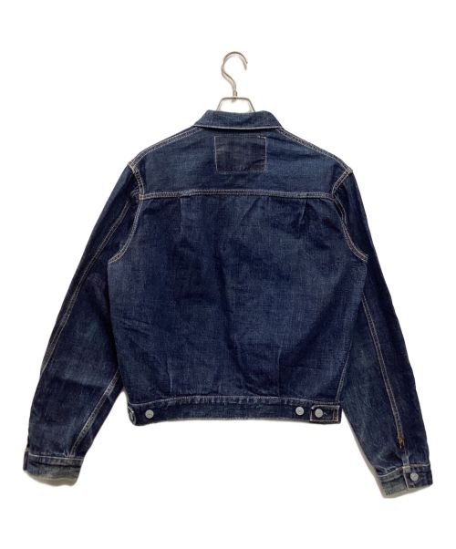 EVISU（エヴィス）EVISU (エビス) 新恵美寿神頭デニムジャケット インディゴ サイズ:42の古着・服飾アイテム