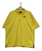 BRIEFING×WIND AND SEAブリーフィング×ウィンダンシー）の古着「半袖ポロシャツ」｜イエロー