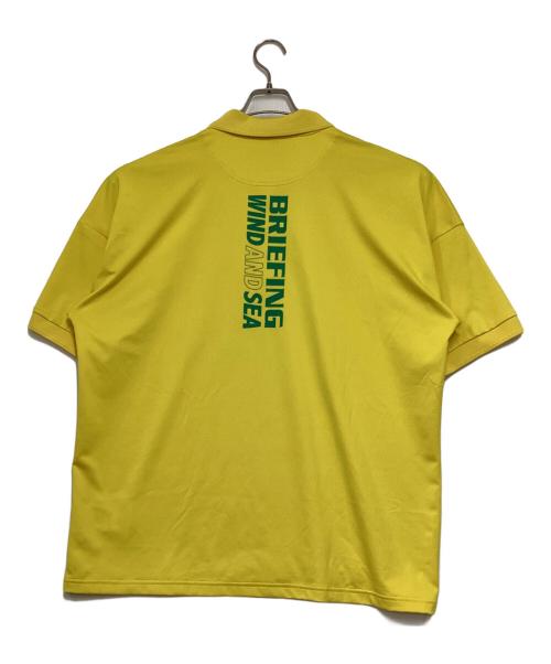 BRIEFING（ブリーフィング）BRIEFING (ブリーフィング) WIND AND SEA (ウィンダンシー) 半袖ポロシャツ イエロー サイズ:Lの古着・服飾アイテム