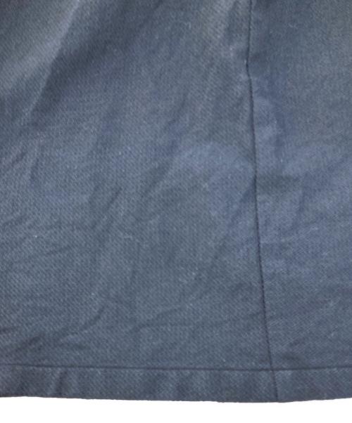 evam eva（エヴァムエヴァ）evam eva (エヴァムエヴァ) リネン混ウールワンピース ネイビー サイズ:Freeの古着・服飾アイテム