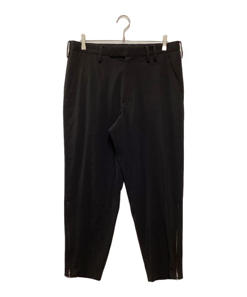 Y's BANG ON（ワイズ バングオン）Y's BANG ON (ワイズ バングオン) 裾ジップテーパードパンツ ブラック サイズ:3の古着・服飾アイテム