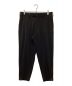 Y's BANG ON（ワイズ バングオン）の古着「裾ジップテーパードパンツ」｜ブラック