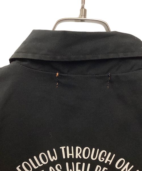 GAVIAL GARAGE（ガヴィルガレージ）GAVIAL GARAGE (ガヴィルガレージ) MESSAROUND ookami Coach Jacket ブラック サイズ:Sの古着・服飾アイテム