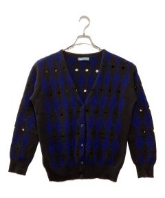 中古・古着通販】PRADA (プラダ) ハイゲージウールニットカーディガン