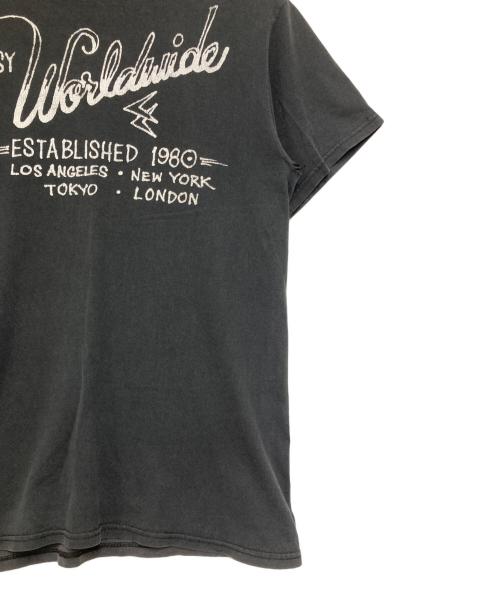 stussy（ステューシー）stussy (ステューシー) プリントTシャツ ブラック サイズ:Mの古着・服飾アイテム