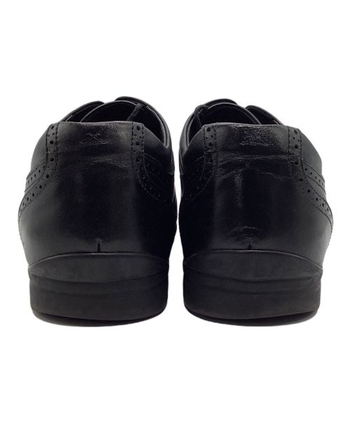 三陽山長（サンヨウヤマチョウ）三陽山長 (サンヨウヤマチョウ) パンチドキャップトゥシューズ ブラック サイズ:41の古着・服飾アイテム