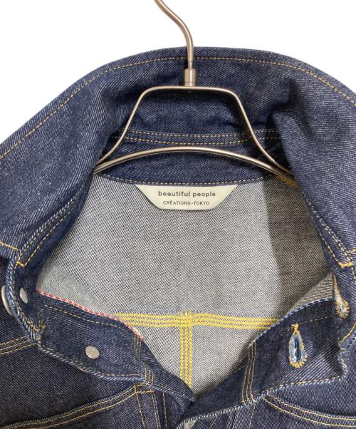 beautiful people（ビューティフルピープル）beautiful people (ビューティフルピープル) デニムシャツロングワンピース インディゴ サイズ:34の古着・服飾アイテム