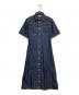 beautiful people（ビューティフルピープル）の古着「デニムシャツロングワンピース」｜インディゴ