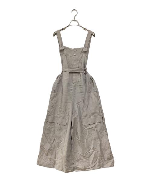 beautiful people（ビューティフルピープル）beautiful people (ビューティフルピープル) リネン混オーバーオール ライトピンク サイズ:34の古着・服飾アイテム