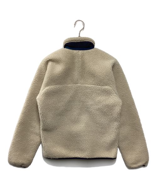 Patagonia（パタゴニア）Patagonia (パタゴニア) クラシック・レトロX・ジャケット ナチュラル×ネイビー サイズ:XSの古着・服飾アイテム