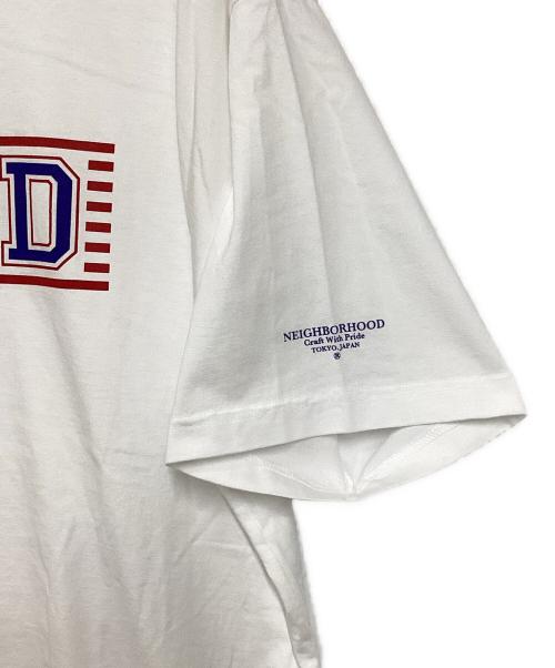 NEIGHBORHOOD（ネイバーフッド）NEIGHBORHOOD (ネイバーフッド) プリントTシャツ ホワイト サイズ:XLの古着・服飾アイテム