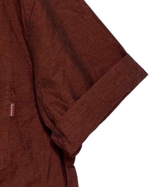 SUPREME（シュプリーム）Supreme (シュプリーム) Melange Shirt ブラウン サイズ:Mの古着・服飾アイテム