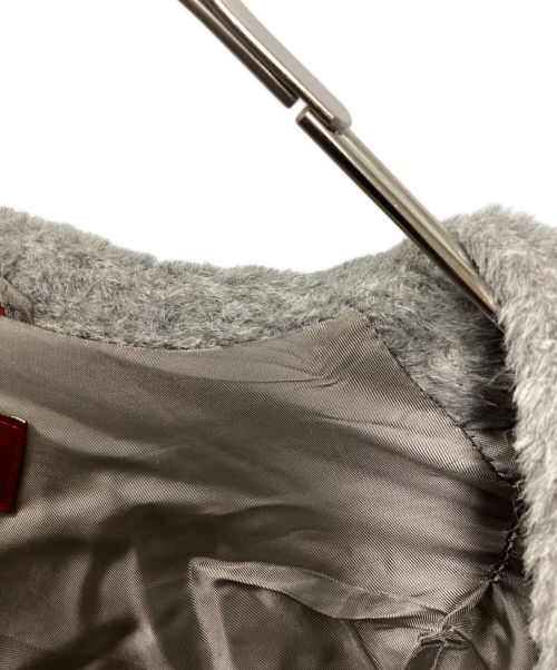 Max Mara Studio（マックスマーラ ストゥディオ）Max Mara Studio (マックスマーラ ストゥディオ) アルパカ混フーデッドコート グレー サイズ:36の古着・服飾アイテム