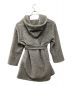 Max Mara Studio (マックスマーラ ストゥディオ) アルパカ混フーデッドコート グレー サイズ:36：20000円