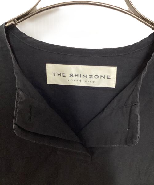 THE SHINZONE（ザ シンゾーン）THE SHINZONE (ザ シンゾーン) コットンボタンスリーブブラウス ブラック サイズ:34の古着・服飾アイテム