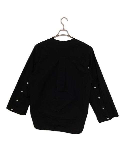 THE SHINZONE（ザ シンゾーン）THE SHINZONE (ザ シンゾーン) コットンボタンスリーブブラウス ブラック サイズ:34の古着・服飾アイテム