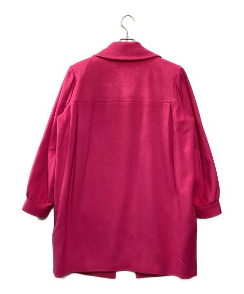 Yves Saint Laurent（イヴサンローラン）Yves Saint Laurent (イヴサンローラン) オールドウールカシミヤコート ピンク サイズ:36の古着・服飾アイテム