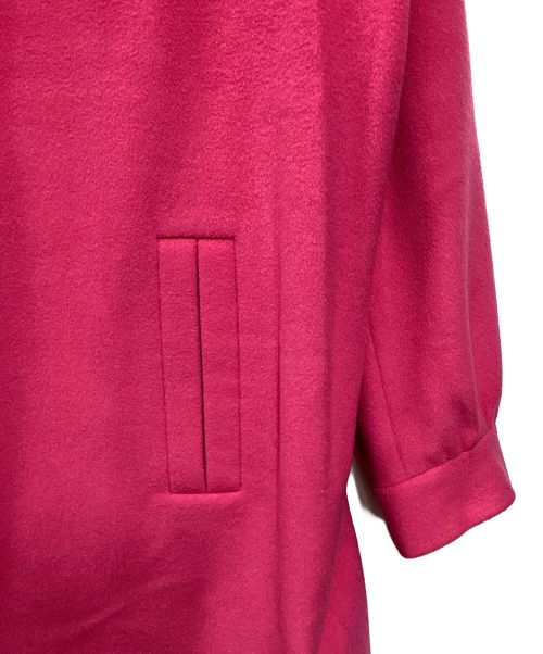 Yves Saint Laurent（イヴサンローラン）Yves Saint Laurent (イヴサンローラン) オールドウールカシミヤコート ピンク サイズ:36の古着・服飾アイテム