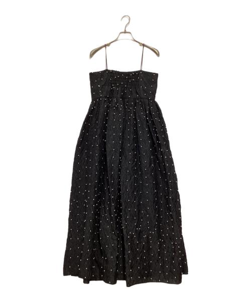 eimy istoire（エイミーイストワール）eimy istoire (エイミーイストワール) シアージャガードスタッズキャミワンピース ブラック サイズ:Mの古着・服飾アイテム