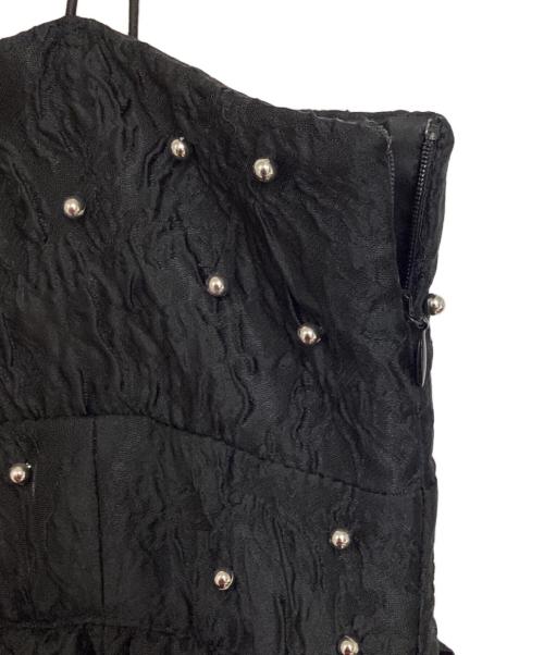 eimy istoire（エイミーイストワール）eimy istoire (エイミーイストワール) シアージャガードスタッズキャミワンピース ブラック サイズ:Mの古着・服飾アイテム