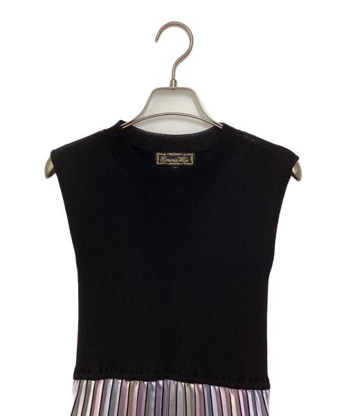 EmiriaWiz（エミリアウィズ）EmiriaWiz (エミリアウィズ) マルチカラードッキングプリーツワンピース マルチカラー サイズ:Sの古着・服飾アイテム