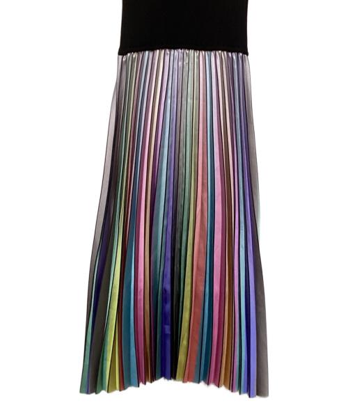 EmiriaWiz（エミリアウィズ）EmiriaWiz (エミリアウィズ) マルチカラードッキングプリーツワンピース マルチカラー サイズ:Sの古着・服飾アイテム