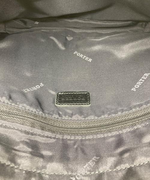 PORTER（ポーター）PORTER (ポーター) レザーショルダーバッグ ブラックの古着・服飾アイテム
