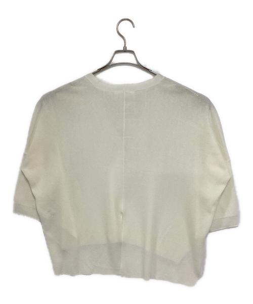 BEARDSLEY（ビアズリー）BEARDSLEY (ビアズリー) サラッとカーディガン ホワイト サイズ:FREEの古着・服飾アイテム