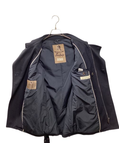 Sealup（シーラップ）Sealup (シーラップ) ジップトレンチコート ネイビー サイズ:46の古着・服飾アイテム