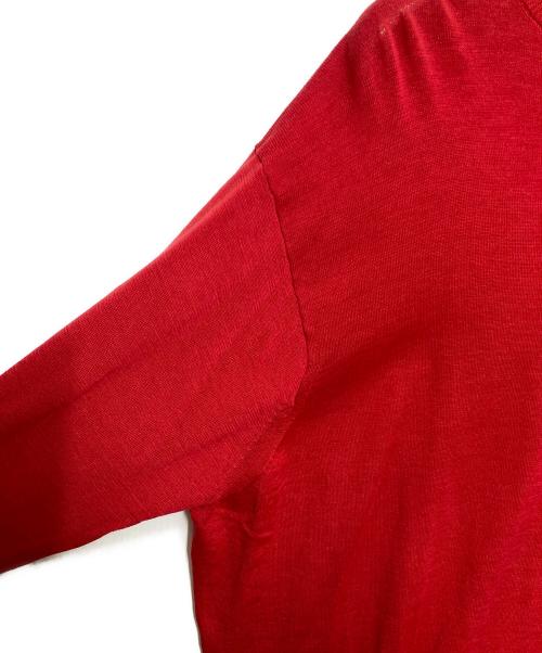 house of lotus（ハウスオブロータス）house of lotus (ハウスオブロータス) シルク混ニット レッド サイズ:M 未使用品の古着・服飾アイテム