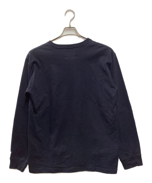New Era（ニューエラ）New Era (ニューエラ) YOHJI YAMAMOTO (ヨウジヤマモト) ロングスリーブカットソー ネイビー サイズ:LARGEの古着・服飾アイテム