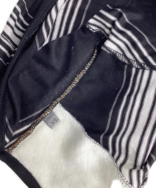 DIOR HOMME（ディオール オム）Dior Homme (ディオール オム) クロスデザインカットソー ブラック サイズ:XSの古着・服飾アイテム