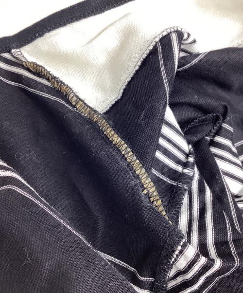 DIOR HOMME（ディオール オム）Dior Homme (ディオール オム) クロスデザインカットソー ブラック サイズ:XSの古着・服飾アイテム