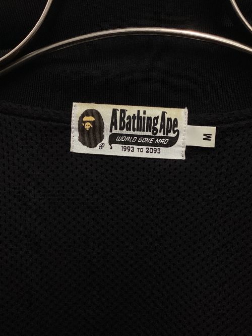A BATHING APE（アベイシングエイプ）A BATHING APE (アベイシングエイプ) トラックジャケット ブラック サイズ:Mの古着・服飾アイテム