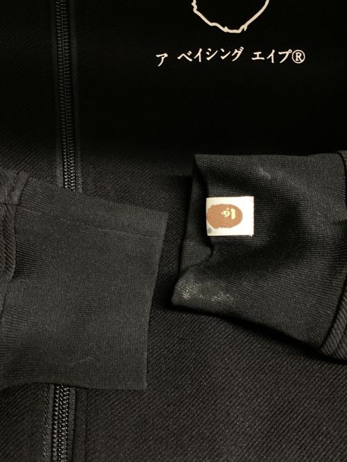 A BATHING APE（アベイシングエイプ）A BATHING APE (アベイシングエイプ) トラックジャケット ブラック サイズ:Mの古着・服飾アイテム