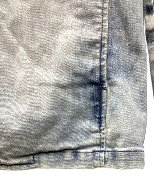 TORNADO MART（トルネードマート）TORNADO MART (トルネードマート) クラウド加工ハイブリッドデニムジャケット ブルー サイズ:Mの古着・服飾アイテム