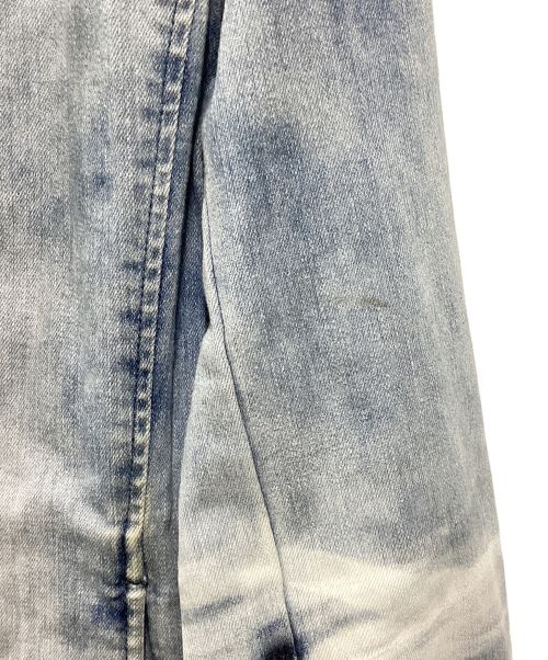 TORNADO MART（トルネードマート）TORNADO MART (トルネードマート) クラウド加工ハイブリッドデニムジャケット ブルー サイズ:Mの古着・服飾アイテム