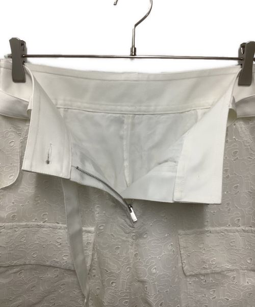 sacai（サカイ）sacai (サカイ) レースパンツ ホワイト サイズ:3の古着・服飾アイテム