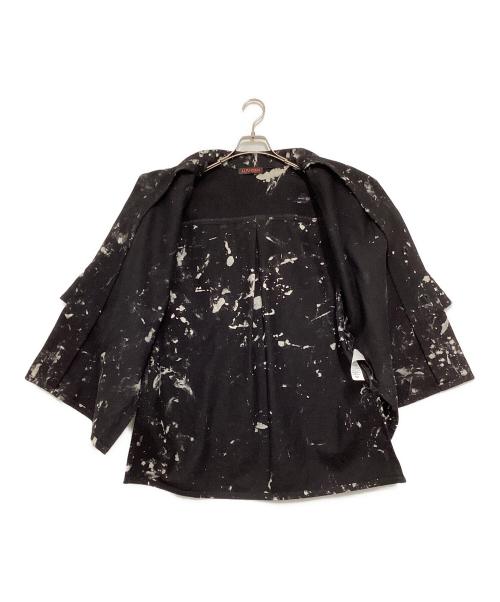 LU'U DAN（ルーダン）LU'U DAN (LU'U DAN) ブラックボクシーデニムシャツ ブラック サイズ:Mの古着・服飾アイテム