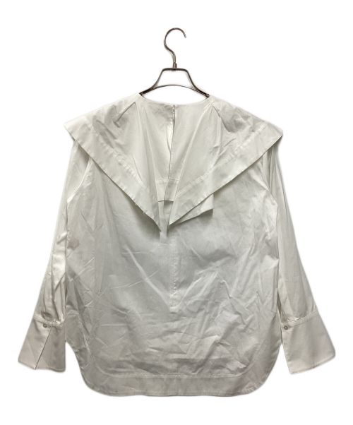 cygne（シーニュ）cygne (シーニュ) ビッグカラーブラウス ホワイト サイズ:FREEの古着・服飾アイテム