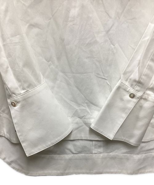 cygne（シーニュ）cygne (シーニュ) ビッグカラーブラウス ホワイト サイズ:FREEの古着・服飾アイテム