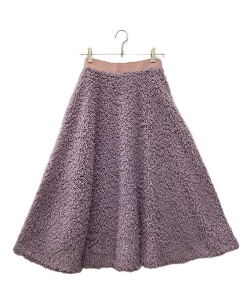 RIKO（リコ）RIKO (リコ) Fluffy skirt パープル サイズ:Fの古着・服飾アイテム