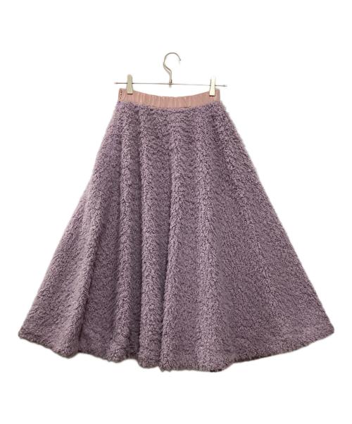 RIKO（リコ）RIKO (リコ) Fluffy skirt パープル サイズ:Fの古着・服飾アイテム