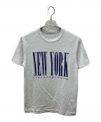 ALEXANDER WANGアレキサンダー・ワン）の古着「SHORT SLEEVE TEE WITH NY PUFF GRAPHIC」｜グレー
