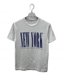 ALEXANDER WANG（アレキサンダー・ワン）の古着「SHORT SLEEVE TEE WITH NY PUFF GRAPHIC」｜グレー