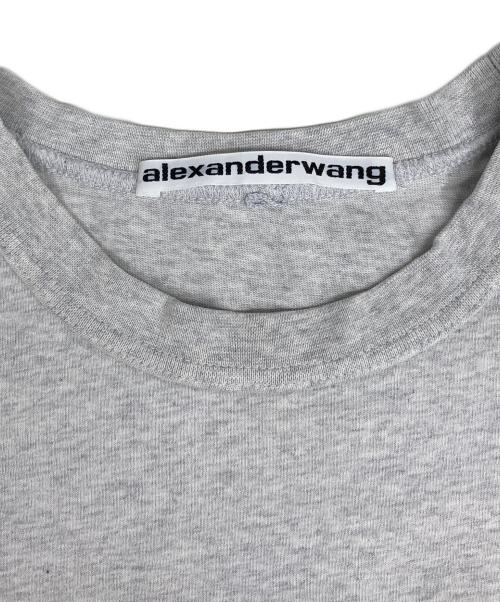 ALEXANDER WANG（アレキサンダー・ワン）ALEXANDER WANG (アレキサンダーワン) SHORT SLEEVE TEE WITH NY PUFF GRAPHIC グレー サイズ:XSの古着・服飾アイテム