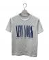 ALEXANDER WANG（アレキサンダーワン）の古着「SHORT SLEEVE TEE WITH NY PUFF GRAPHIC」｜グレー