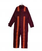 adidasアディダス）の古着「ジャンプスーツ」｜ボルドー