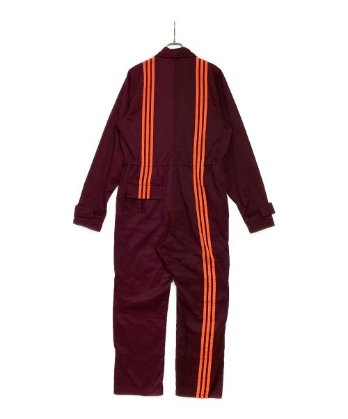adidas（アディダス）adidas (アディダス) ジャンプスーツ ボルドー サイズ:J：Mの古着・服飾アイテム